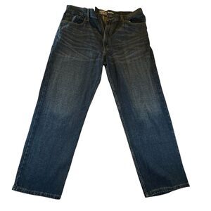 NWT Levi Strauss Signature Dark Blue Relaxed Jeans Size 38x29 Mens Levi’s